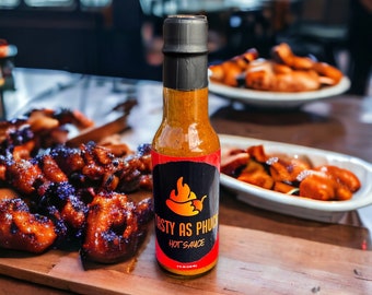 Get PHucked! Ghost Pepper hot sauce by Tasty As PHuck, Gifts for Him, Unique Gifts, Holiday Gifts for him, Homemade Gifts, Hot Sauce