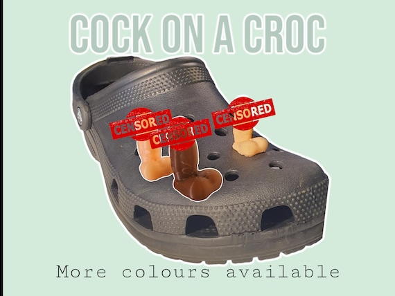 Penis croc charm sale