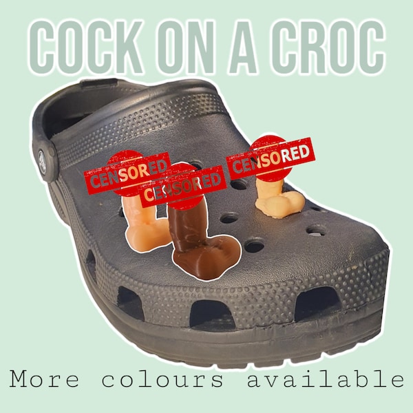 Cock on Crocs Etsy