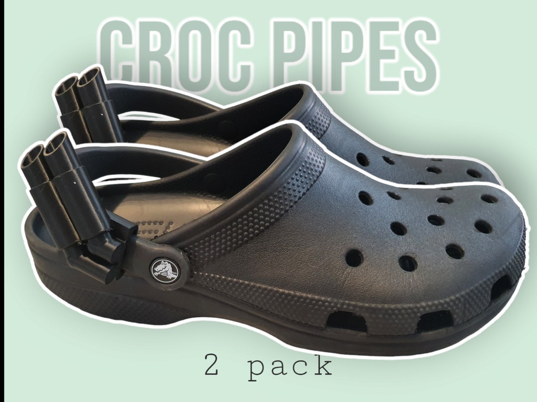 Croc Pipes Exhaust Tips Trucker Pipes Charm 4 Pcs Set Etsy Australia