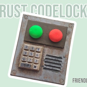 Rust Codelock Playrust Life Size - Etsy