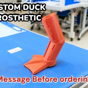 Custom Duck Prosthetic Please read description