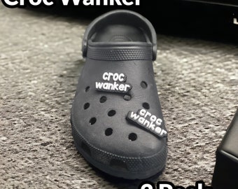 Croc Wanker Charm 2 Per Pack