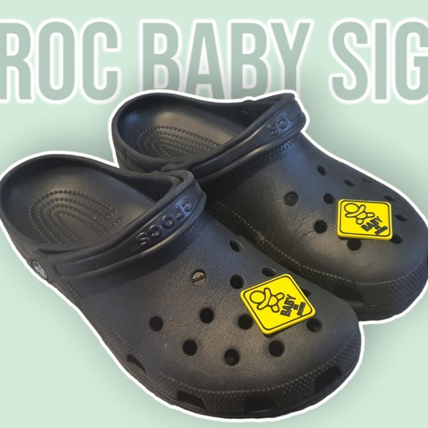 Croc Clog baby on board Clog charm 2 pack