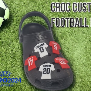 Croc Clog Custom Football kit charm euro 2024 soccer