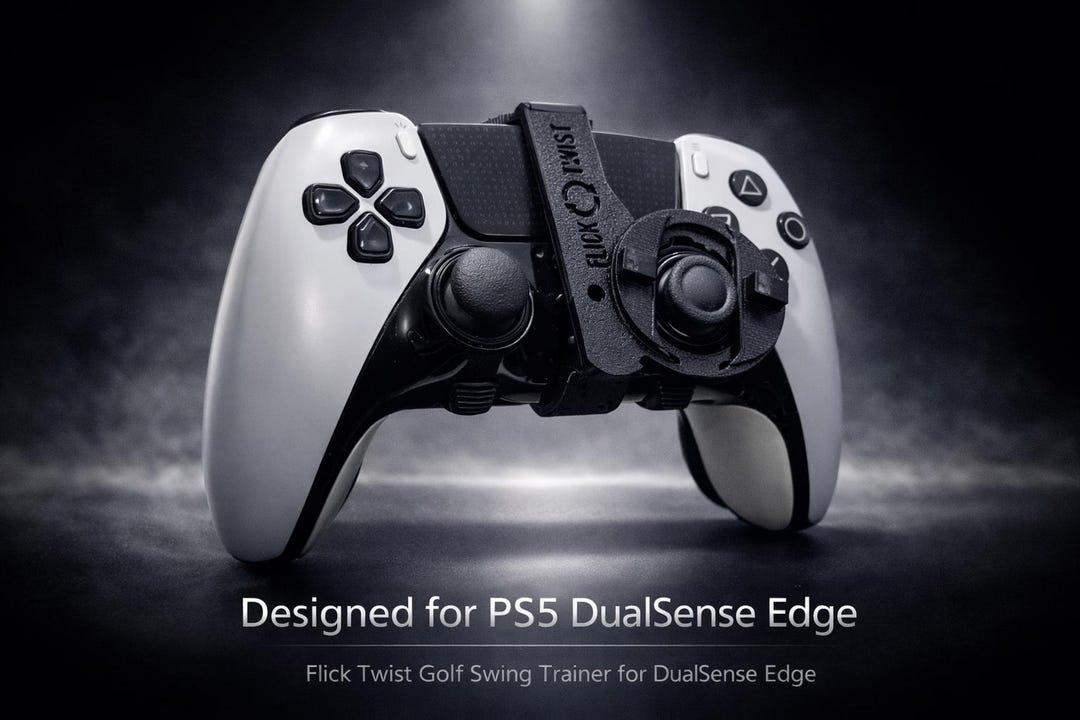 PS5 Dualsense Edge Golf Swing Trainer | Flick Twist Analog Stick