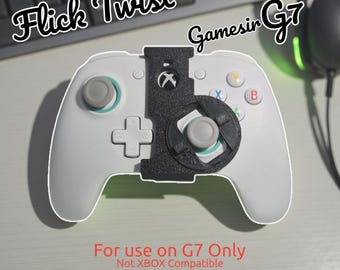 Entrenador de swing de golf Flick Twist-G7 / Guía del joystick analógico Flick Twist / Clip de control impreso en 3D para tiros rectos y putts / Asistente de golf