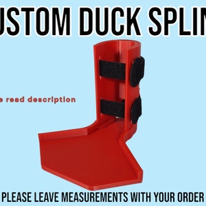 Duck/Chicken splint custom size and quantity