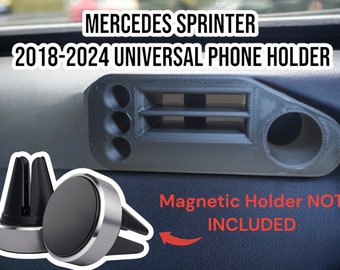 Mercedes Sprinter 2018-2023 Universal Phone Holder Magnetic clip not included