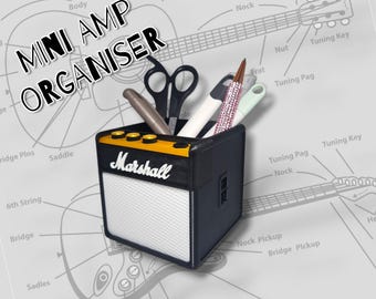 Aanpasbare miniversterker | Bureau-organizer | Gitarist cadeau