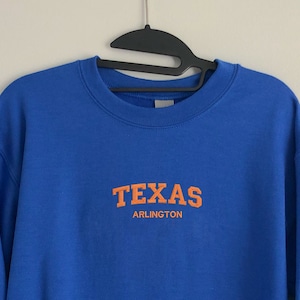 Texas Arlington Embroidered Crewneck Sweatshirt