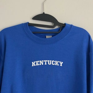 Kentucky Embroidered Crewneck Sweatshirt