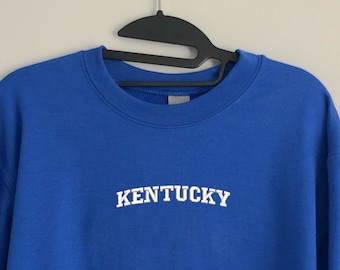 Kentucky Embroidered Crewneck Sweatshirt