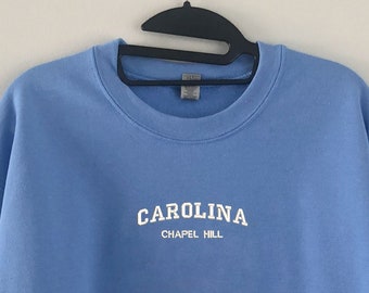 North Carolina Embroidered Crewneck | Chapel Hill