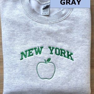 New York City Embroidered Crewneck