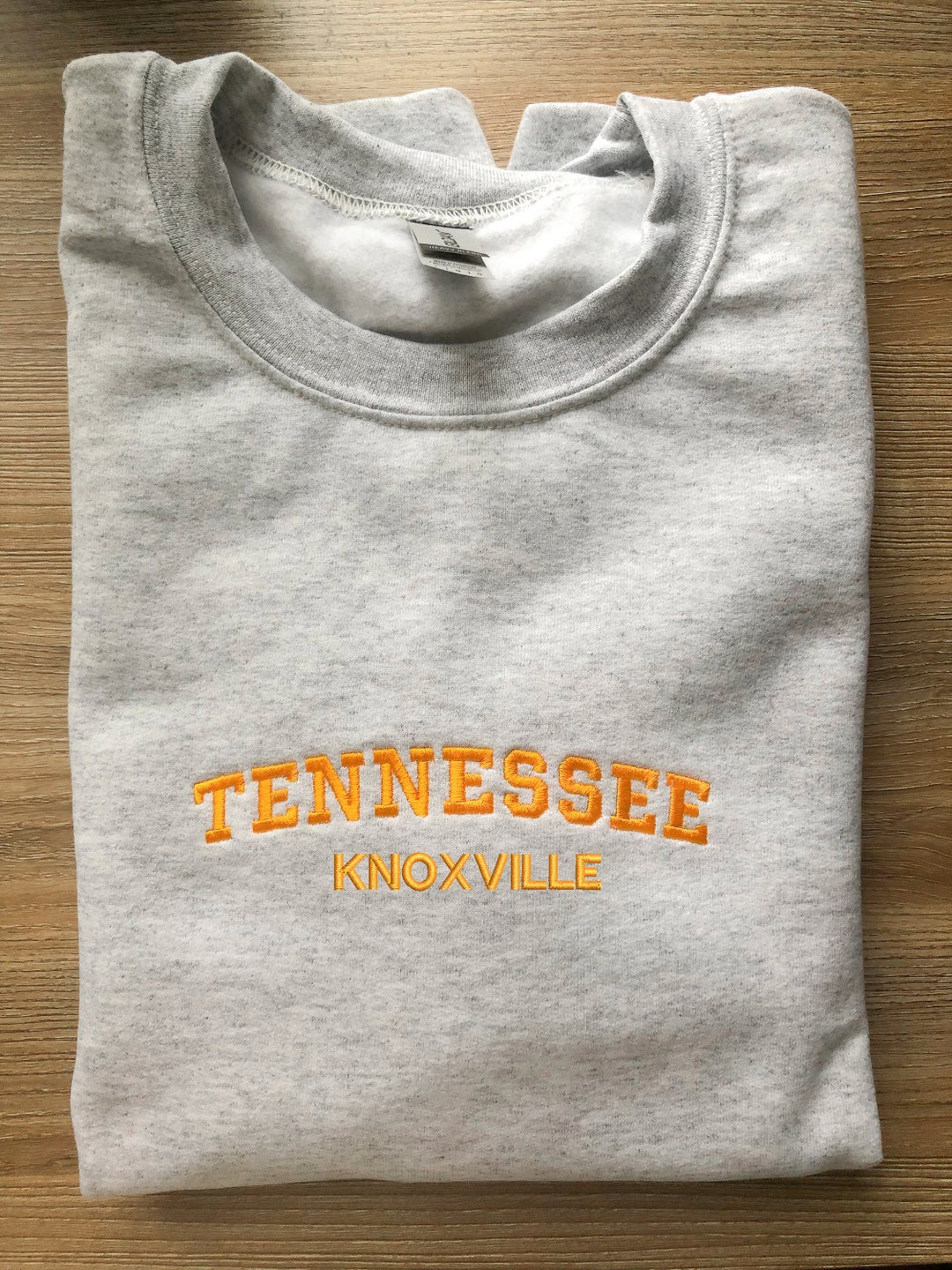 Tennessee Knoxville Embroidered Crewneck Sweatshirt Etsy