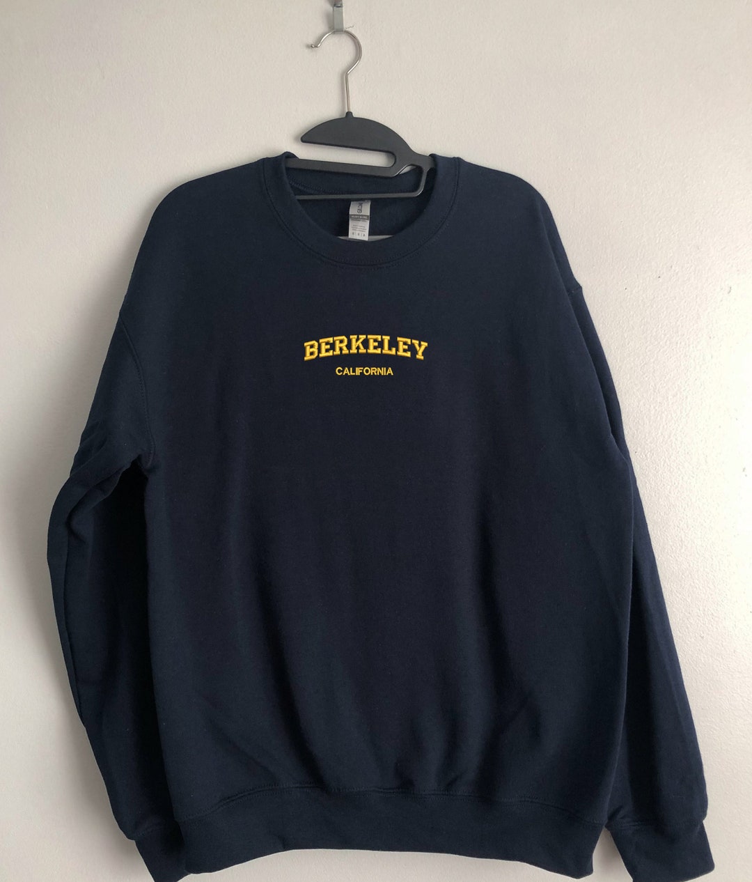 Berkeley California Embroidered Crewneck Sweatshirt - Etsy