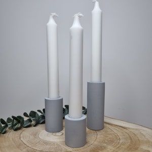 Kerzenhalter | Kerzenständer für Stabkerzen aus Raysin | Kerzenhalter Set