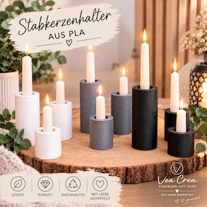 Kerzenhalter | Kerzenständer für Stabkerzen | Kerzenhalter Set