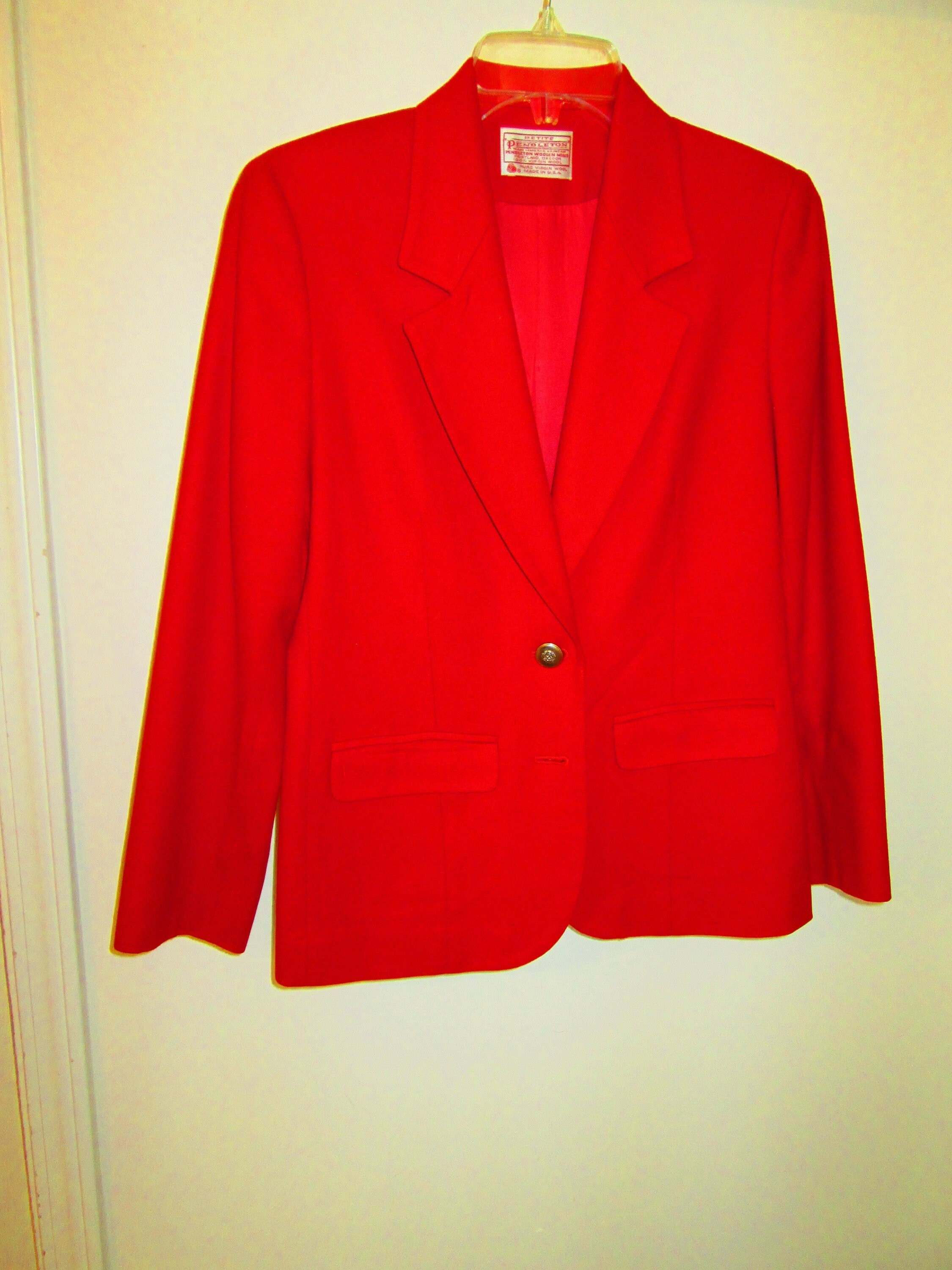Womens Red Blazer - Etsy