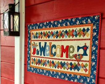 Kit para pendurar na parede "Bem-vindo!" Tudo o que você precisa está incluso para deixar este kit lindo!