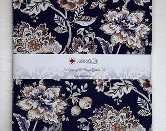 Especiarias do Jardim Mágico da JulidoQuilt, quadrados de 13 cm.