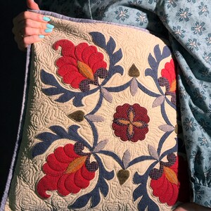 Motif de coussin patchwork nuit orientale PDF, housse de coussin matelassé 18" avec appliqués, patron de couture pour débutants, téléchargement numérique image 7