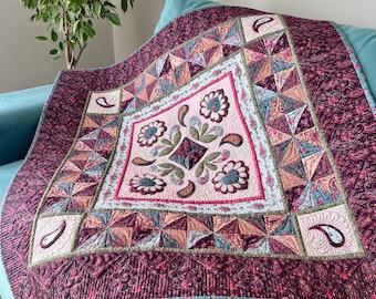 Molde para colcha "Meu amor". Arquivo PDF para criar esta linda colcha com instruções passo a passo.