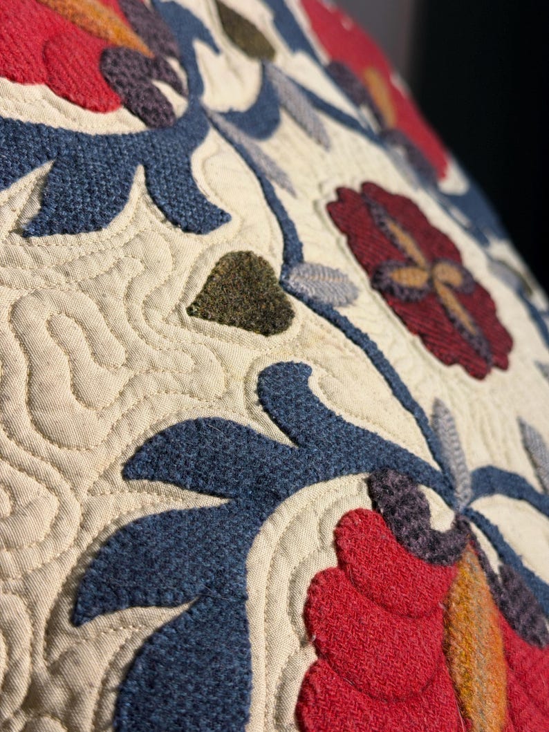 Motif de coussin patchwork nuit orientale PDF, housse de coussin matelassé 18" avec appliqués, patron de couture pour débutants, téléchargement numérique image 5