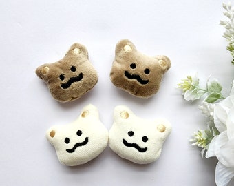 2 PCS Plush bear hair clips girls hair clips toddler hair clips