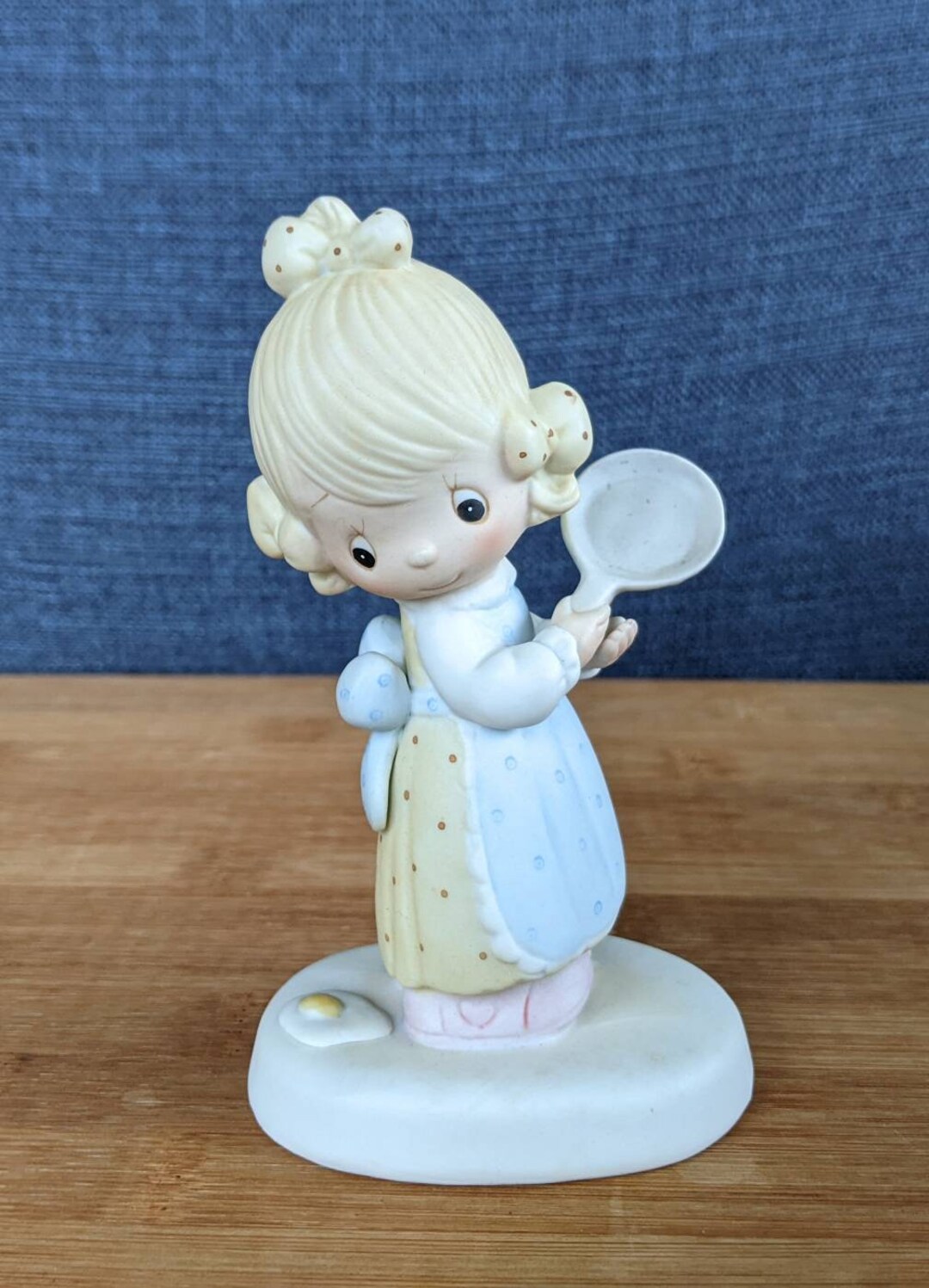 Vintage Collectible Precious Moments EGGS OVER EASY Figurine Etsy