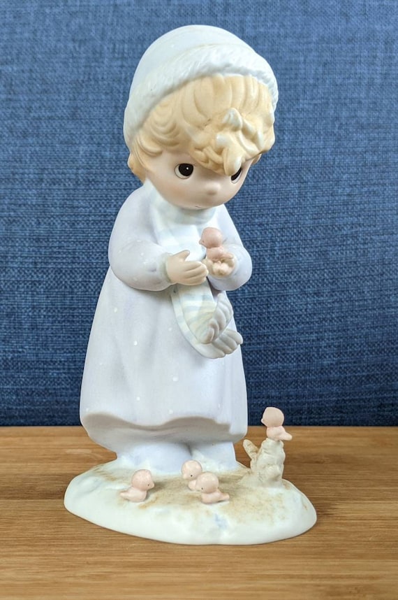 Vintage Collectible Precious Moments WINTER'S SONG 12092 | Etsy