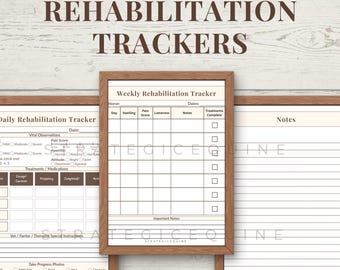 Horse Rehabilitation Tracker | Daily & Weekly Treatment Logs (Printable PDF)