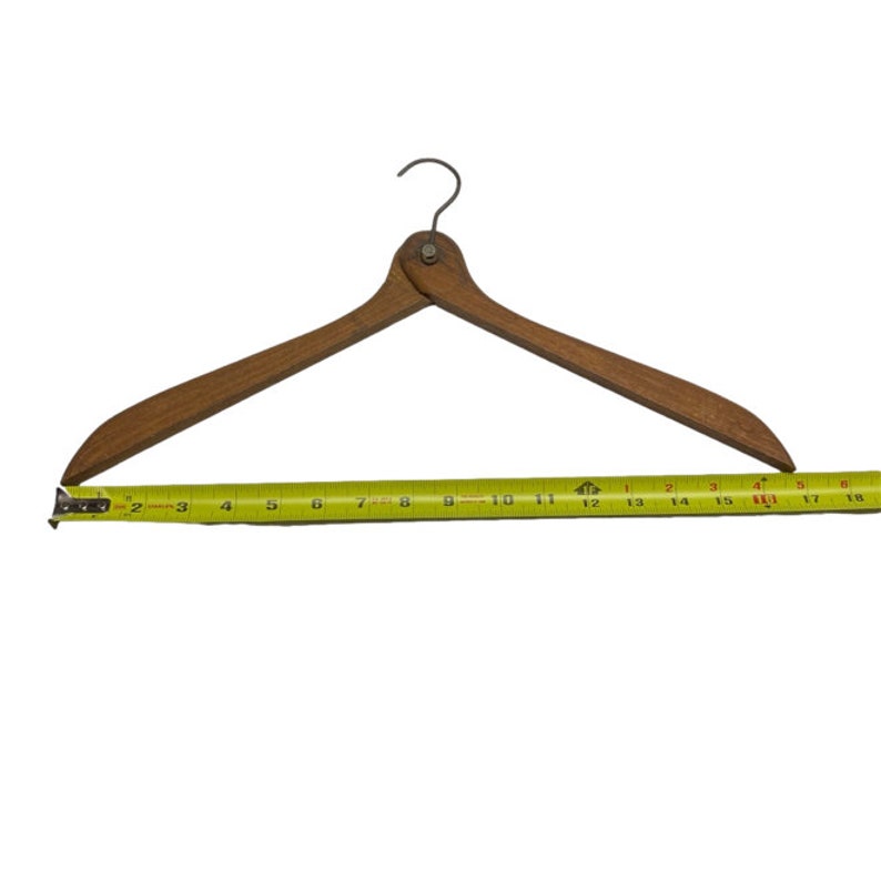 Antique 1900s Era Wooden Foldable/travel Clothes Hanger, Collector