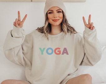 Yoga Sweatshirt, Yoga Shirt, Meditation Shirt, Spiritual Shirt, Workout Shirt, Yoga Lover, Yoga Gifts, Yoga Pullover, Yoga Sweater