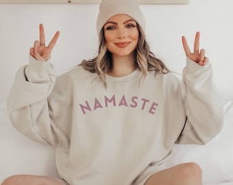 Bluza do jogi, Koszulka Namaste, Koszulka do jogi, Koszulka do medytacji, Koszulka duchowa, Koszulka do ćwiczeń, Miłośnik jogi, Prezent do jogi, Sweter do jogi