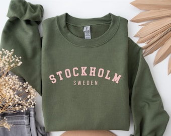 Bluza Sztokholm, Bluza Szwecja, Sweter Sztokholm, Sweter Szwecja, Bluza Miasto, Sweter Miasta, Koszulka Treningowa, Dzień Matki