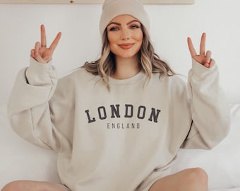 Bluza z kapturem London, Bluza z kapturem England, Sweter z London, Sweter z England, Bluza z kapturem City, Sweter Cities, Koszulka do ćwiczeń, Prezent na Dzień Matki