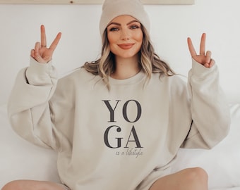 Bluza do jogi, koszula do jogi, koszula do medytacji, koszula duchowa, koszula do ćwiczeń, miłośnik jogi, prezenty do jogi, sweter do jogi, sweter do jogi