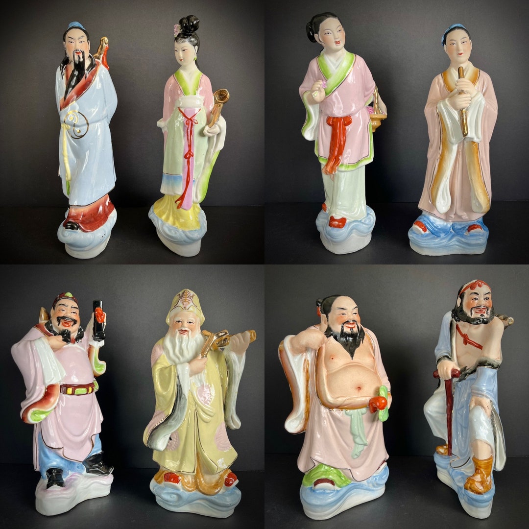 Eight Immortals - Vintage Chinese Mythology Figures