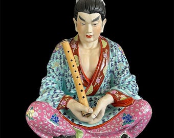 Large Chinese Eight Immortals Li Tieguai Famille Rose Porcelain