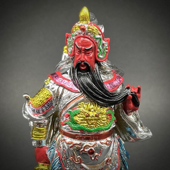 Chinese God Guan Yu Figurine Guan Gong Statue General Guan - Etsy Finland