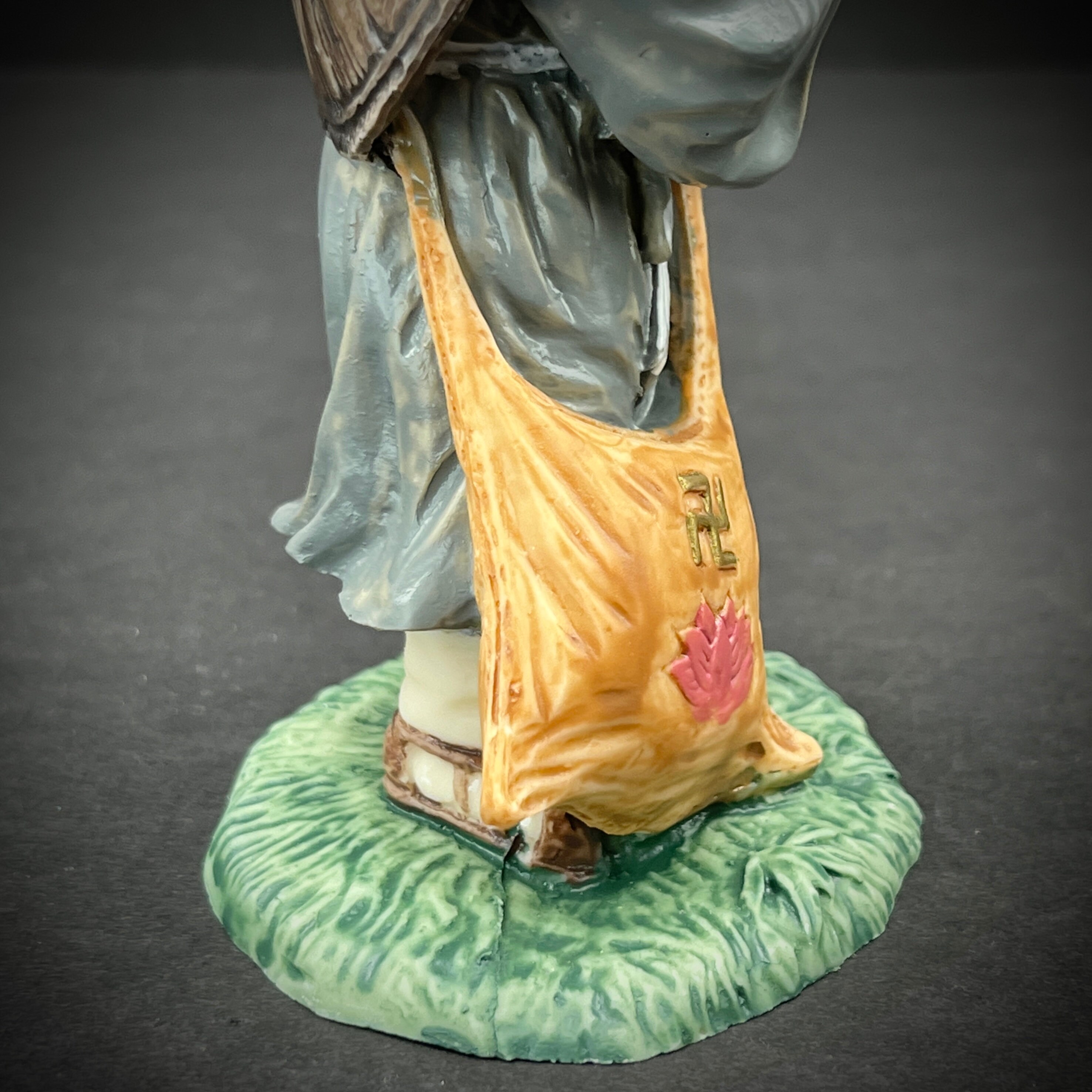 Statuette Shaolin Monk – Figurine Kung Fu Chinoise En Blanc – Décoration