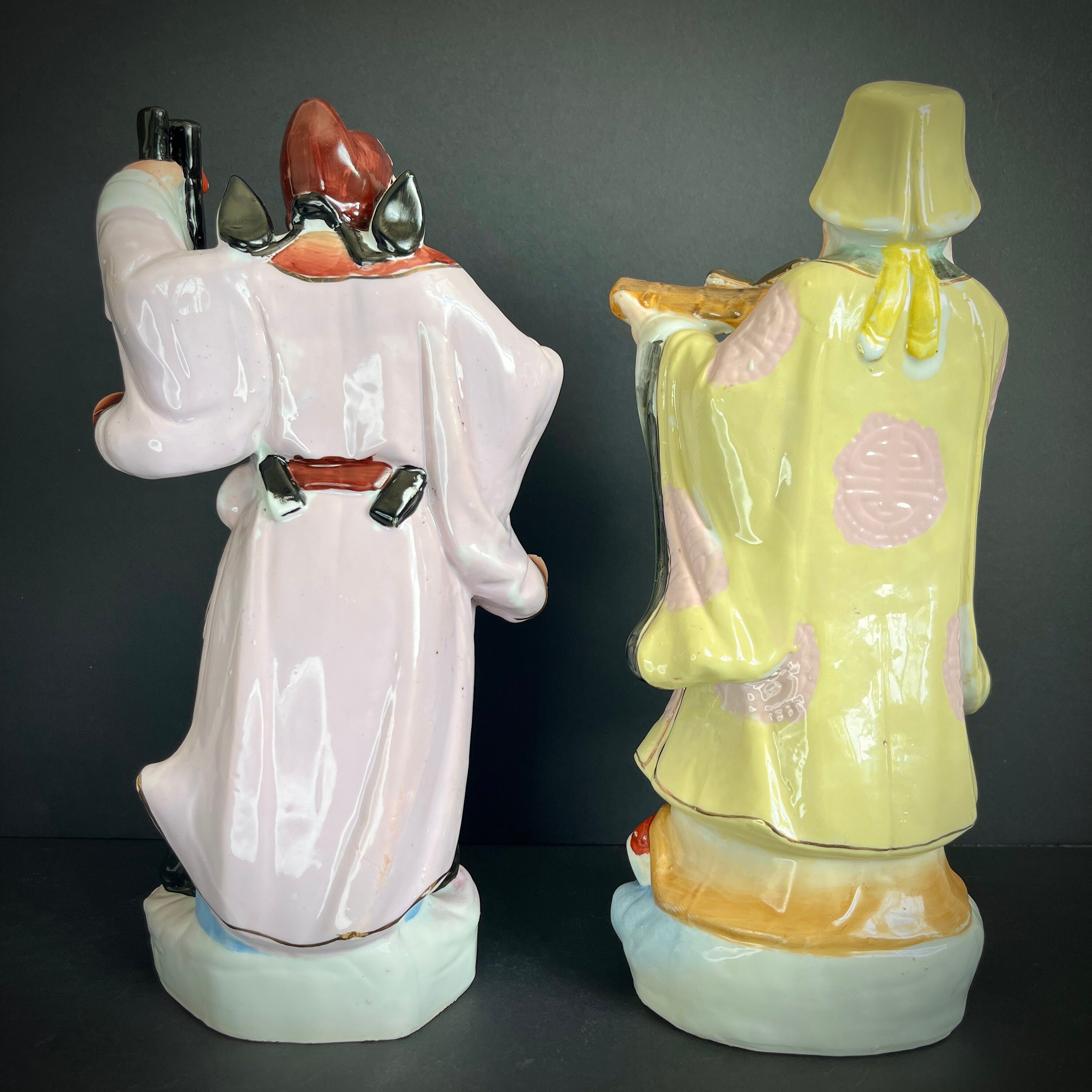 Set of Chinese Eight Immortals Porcelain Figurines – Large
