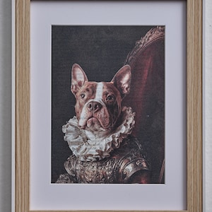 SriBoxer,  Ritratto di animale domestico personalizzato, Ritratto reale, Ritratto di cane, Regalo personalizzato, Stampa artistica