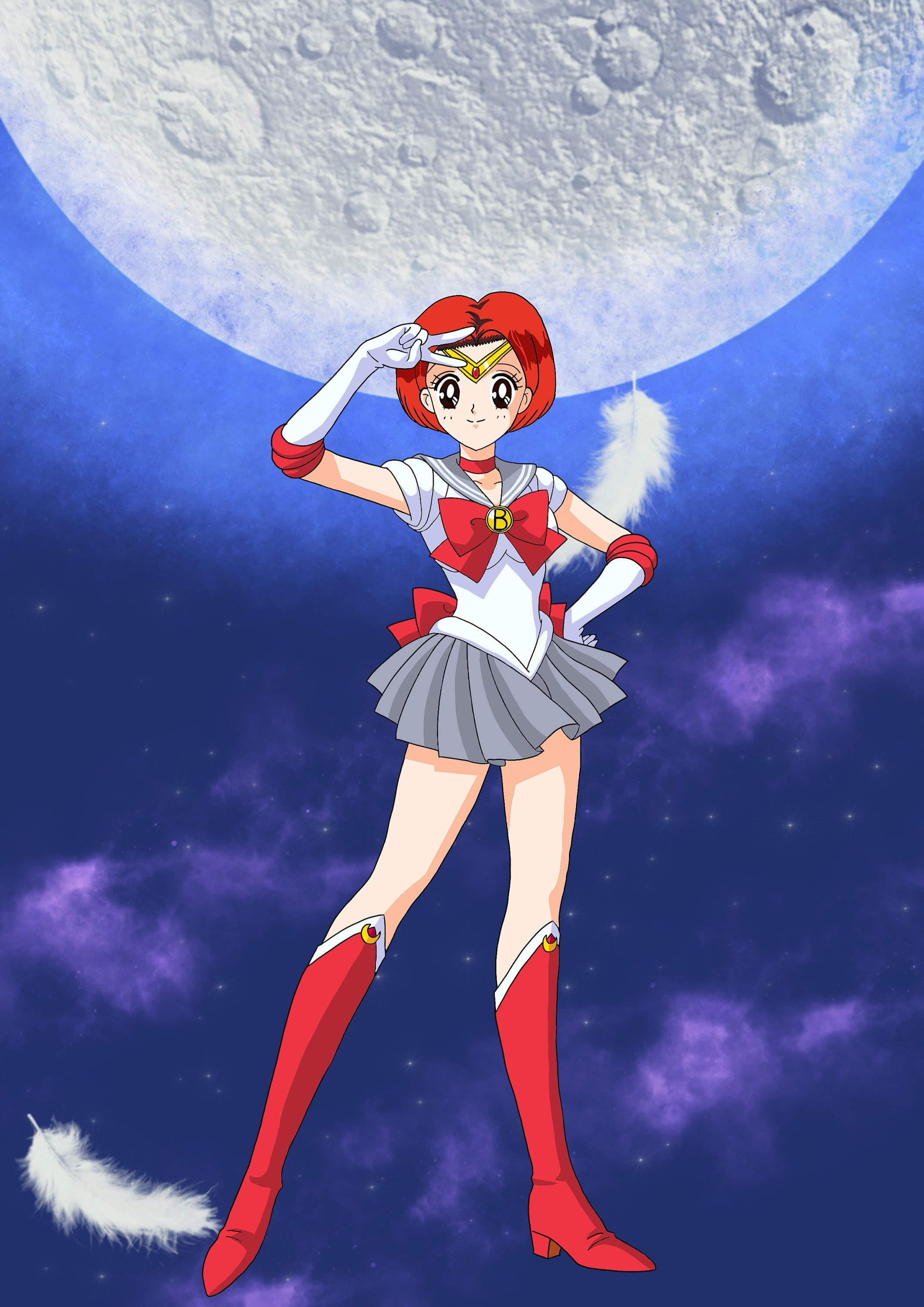 Personalized Sailor Moon Portrait, Sailor Moon, Anime