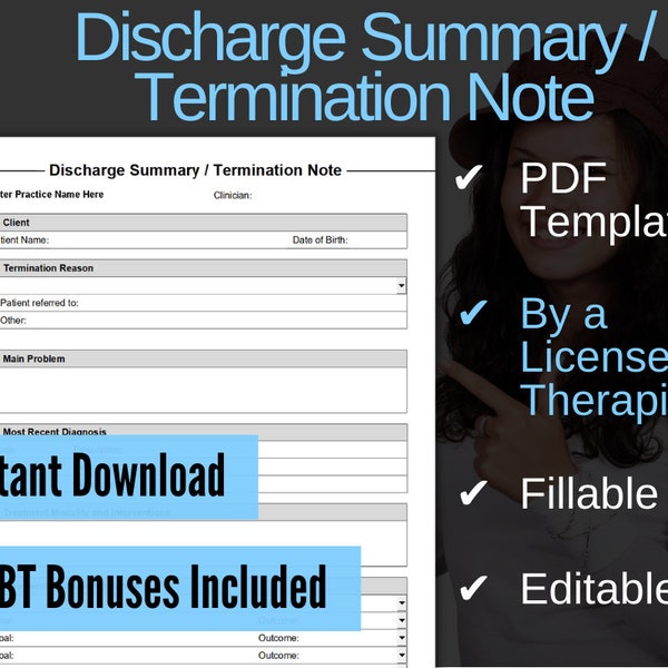 Discharge Summary Template Etsy Canada discharge-summary-template-etsy-canada