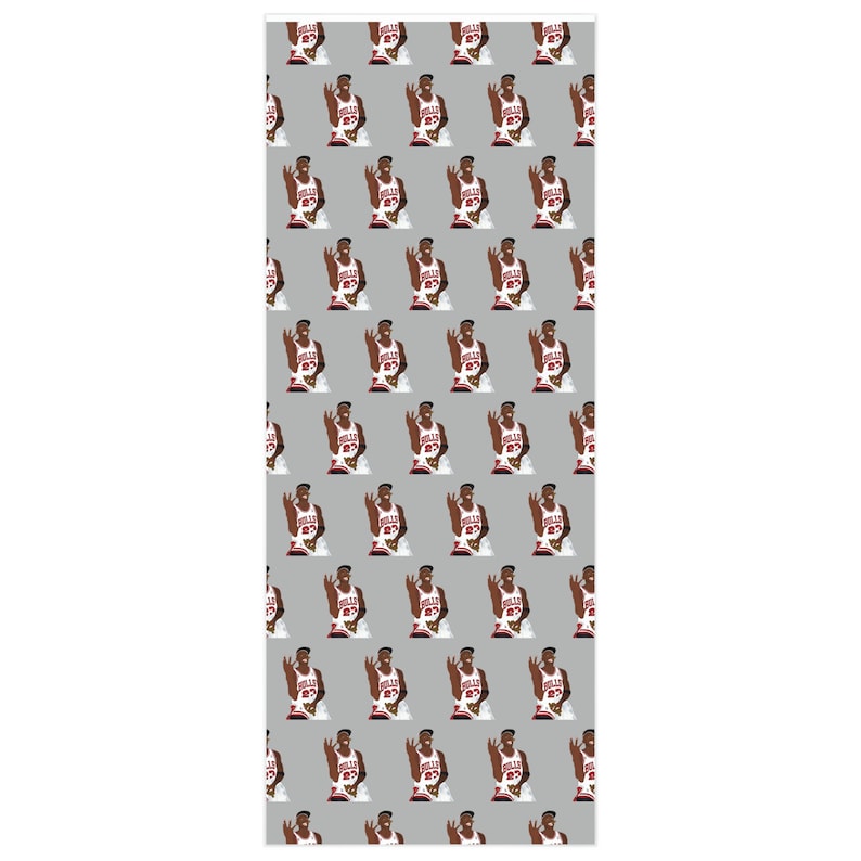 Michael Jordan Wrapping Paper, NBA, Chicago Bulls, Basketball Wrapping