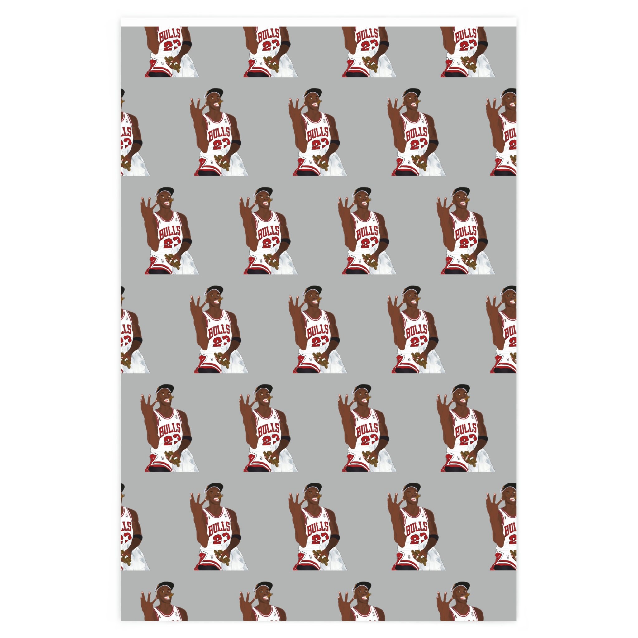 Michael Jordan Wrapping Paper, NBA, Chicago Bulls, Basketball Wrapping