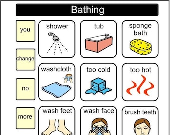 Caregiving Communication Boards: Aphasia, Stroke, TBI (Printable Digital Download)